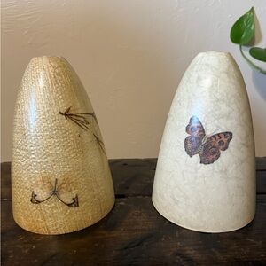 Vintage Style Decorative Lampshades with Butterfly and Floral Design